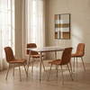 Primo καρέκλα caramel cream 45x53x84cm