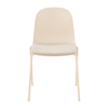 Padded καρέκλα off white 51x53x85cm