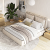 LINE S Κρεβάτι Ελληνικής Κατασκευής 220x184xH111cm (Για Στρώμα 160x200cm)
