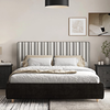 LINE A Κρεβάτι Ελληνικής Κατασκευής 220x184xH111cm (Για Στρώμα 160x200cm)