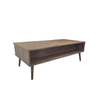 Kiros Coffee Table Natural with Drawer 119x59x41.5 cm