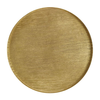 TOTALE SIDE TABLE SET 2ΤΕΜ BRASS ANTIQUE ΜΑΥΡΟ 49x49x56