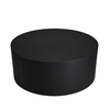 TUBE COFFEE TABLE ΜΑΥΡΟ 100x100x41cm
