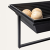 CHEOPS COFFEE TABLE ΜΑΥΡΟ 120x60x42cm