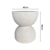 PIONI 1 SIDE TABLE TERRAZZO 40x40x46