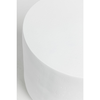 LITHOS ROUND SIDE TABLE ΛΕΥΚΟ 35.5x35.5x45cm