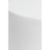 LITHOS ROUND SIDE TABLE ΛΕΥΚΟ 35.5x35.5x45cm