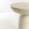POROS SIDE TABLE BEIGE 40x40x46.3cm