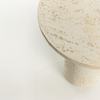 POROS SIDE TABLE BEIGE 40x40x46.3cm