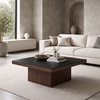 NUEZ COFFEE TABLE ΚΑΡΥΔΙ ΜΑΥΡΟ 79x79x40cm