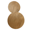 WABI SIDE TABLE SET 2ΤΕΜ ΦΥΣΙΚΟ 50x50x60cm
