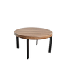 Bobba Coffee Table Sonoma Black 80x80x45cm