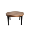 Bobba Coffee Table Sonoma Black 80x80x45cm