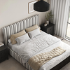 LINE A Κρεβάτι Ελληνικής Κατασκευής 220x184xH111cm (Για Στρώμα 160x200cm)