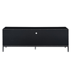 BLACKBIRD TV STAND RIVIERA OAK ΜΑΥΡΟ 160x40.5x58cm