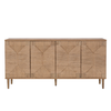 Sisal Sideboard 4 Doors Natural 160x39x78.5 cm