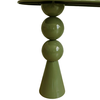 Green Glossy Metal Console Table Nova 120x40x76cm