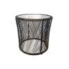 BREEZE COFFEE TABLE ΦΥΣΙΚΟ ΜΑΥΡΟ 50x50.5