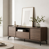 Tobac TV Stand 2πόρτες 1συρτάρι Καρυδί Σκούρο 180x39x62cm