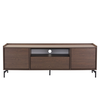 Tobac TV Stand 2πόρτες 1συρτάρι Καρυδί Σκούρο 180x39x62cm