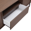 Tobac TV Stand 2πόρτες 1συρτάρι Καρυδί Σκούρο 180x39x62cm