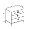 RUBIK ΣΥΡΤΑΡΙΕΡΑ 3ΣΥΡΤΑΡΙΑ CEMENT ΑΝΟΙΧΤΟ ΜΕ PATTERN 80x40x80