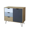 ARTIC ΚΟΜΟΤΑ SONOMA ΓΚΡΙ ΛΕΥΚΟ 94.5x40x79.9