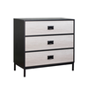 FACTORY ΣΥΡΤΑΡΙΕΡΑ 3ΣΥΡΤΑΡΙΑ ΜΑΥΡΟ OAK SONOMA DECAPE 80x40x80cm