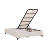 INTERNO ΒΑΣΗ ΜΕ ΑΠΟΘΗΚ.ΧΩΡΟ 160x200cm OFF WHITE 16-950 200x160x34cm