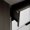SPECCHIO ΣΥΡΤΑΡΙΕΡΑ 6ΣΥΡΤΑΡΙΑ ΜΑΥΡΟ OAK ΚΑΘΡΕΠΤΗΣ 120x39x80