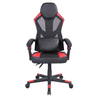 FUSION ΚΑΡΕΚΛΑ GAMING ΓΡΑΦΕΙΟΥ ΜΑΥΡΟ ΚΟΚΚΙΝΟ 50x74x137
