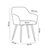 SAVVY ΚΑΡΕΚΛΑ ΓΚΡΙ ΑΝΟΙΧΤΟ 56x55x85