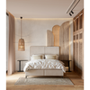 MORE ΚΡΕΒΑΤΙ ΜΕ ΑΠΟΘΗΚ. ΧΩΡΟ (ΓΙΑ ΣΤΡΩΜΑ 160x200cm) WHITE SMOOTH 07-957 207x160x120