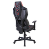STORM ΚΑΡΕΚΛΑ GAMING ΓΡΑΦΕΙΟΥ ΜΑΥΡΟ ΚΟΚΚΙΝΟ 50x73x135