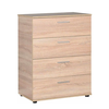 ΣΥΡΤΑΡΙΕΡΑ ΜΕ ΤΕΣΣΕΡΑ ΣΥΡΤΑΡΙΑ 73x44x96cm SONOMA