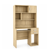 Desk 100x55xH80cm with shelving unit 100x30xH100cm