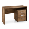 Desk 120x60xH78cm with mobile drawer unit 45x40xH48cm