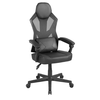 FUSION ΚΑΡΕΚΛΑ GAMING ΓΡΑΦΕΙΟΥ ΜΑΥΡΟ 50x74x137