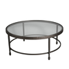 GRANAZ COFFEE TABLE GUNMETAL 100x100x42.5