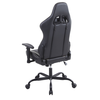 EXPLOR ΚΑΡΕΚΛΑ GAMING ΓΡΑΦΕΙΟΥ ΜΑΥΡΟ ΓΚΡΙ 50x71x135