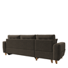 Καναπές Γωνιακός Αναστρέψιμη Γωνία JESSIE 235x160x85cm Καφέ