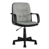 Καρέκλα Γραφείου THISVI Γκρι/Μαύρο Ύφασμα/PVC 56x57x85-97cm