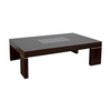 Τραπεζάκι Σαλονιού MDF / Κρύσταλλο 120x80xH36cm