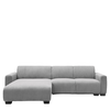 Καναπές Γωνιακός Αναστρέψιμος TRIANA Γκρι Ύφασμα 287x161x71cm