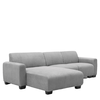 Καναπές Γωνιακός Αναστρέψιμος TRIANA Γκρι Ύφασμα 287x161x71cm