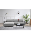 Καναπές Γωνιακός Αναστρέψιμος TRIANA Γκρι Ύφασμα 287x161x71cm
