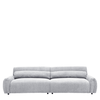 Καναπές Τετραθέσιος VORTICA Γκρι Ύφασμα 280x85x78cm