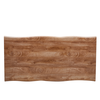 Τραπέζι Τραπεζαρίας AOSA Honey Maple/Μαύρο MDF/Μέταλλο 180x90x76cm