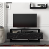 Έπιπλο Τηλεόρασης Sarakino Μαύρο 120x30x44cm
