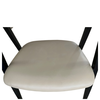 Καρέκλα Τραπεζαρίας SOLANA Cappuccino/Μαύρο PU/Μέταλλο 51x51x81cm